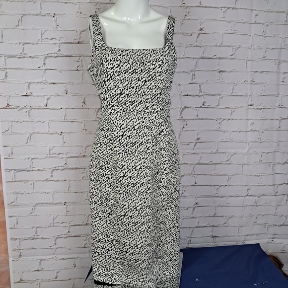 𝅺DIANE Von Furstenberg Bridget Snake Wave Jacquard Bodycon Dress - Picture 4 of 16